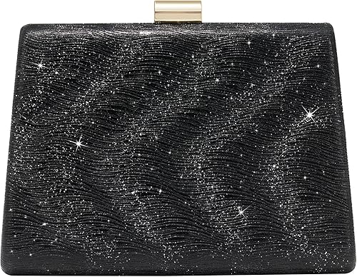 CHUNLI Sparkly Clutch Purses for Women Formal, Glitter Eveni