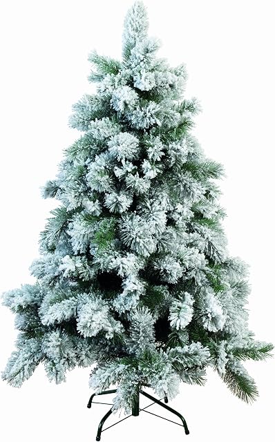 Kaemingk Snowy Vancouver Mixed Pine Artificial Christmas Tree in Green (7ft (210cm) - 800 tips)