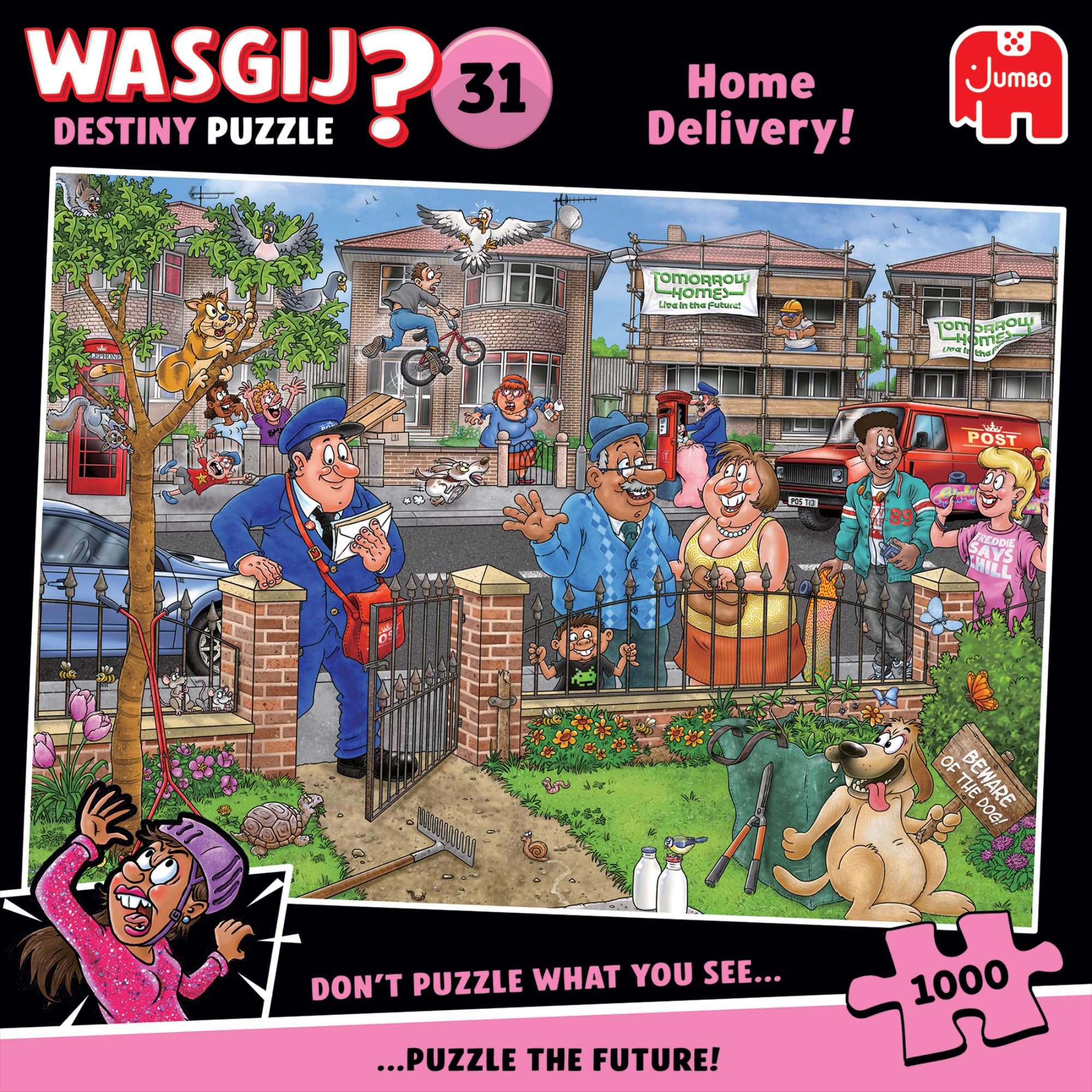 Wasgij Destiny 31 - Home Delivery - 1000 Piece Jigsaw Puzzle for Adults