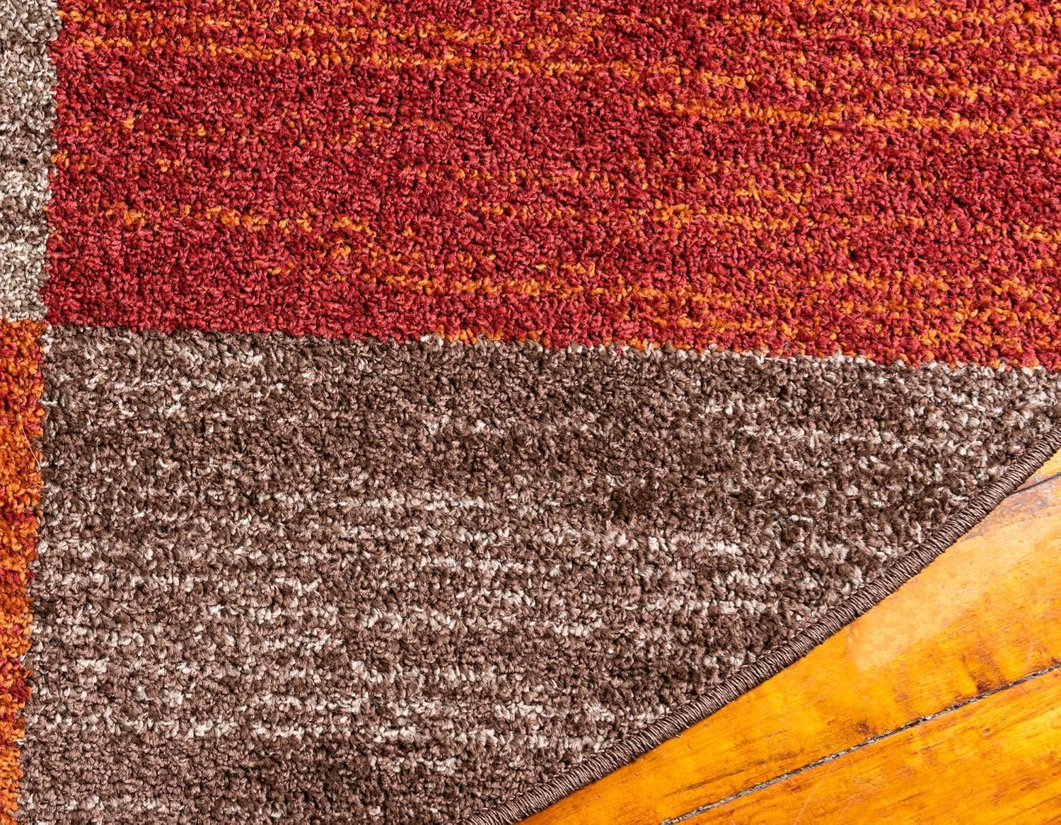 Unique Loom Autumn Collection Area Rug - Providence (3' 3" Round, Multi/ Beige)