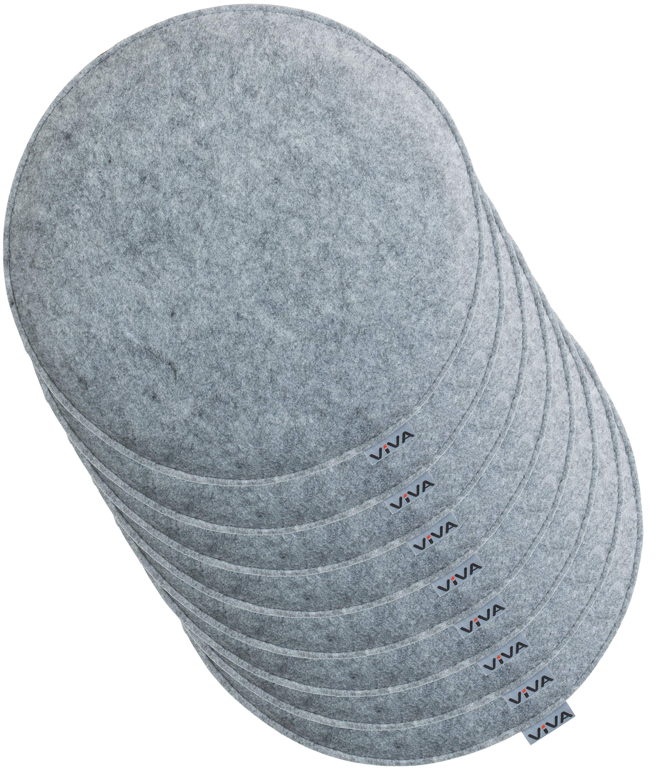 Galettes de chaise rondes et robustes de 35cm, assise rembourrée confortable
