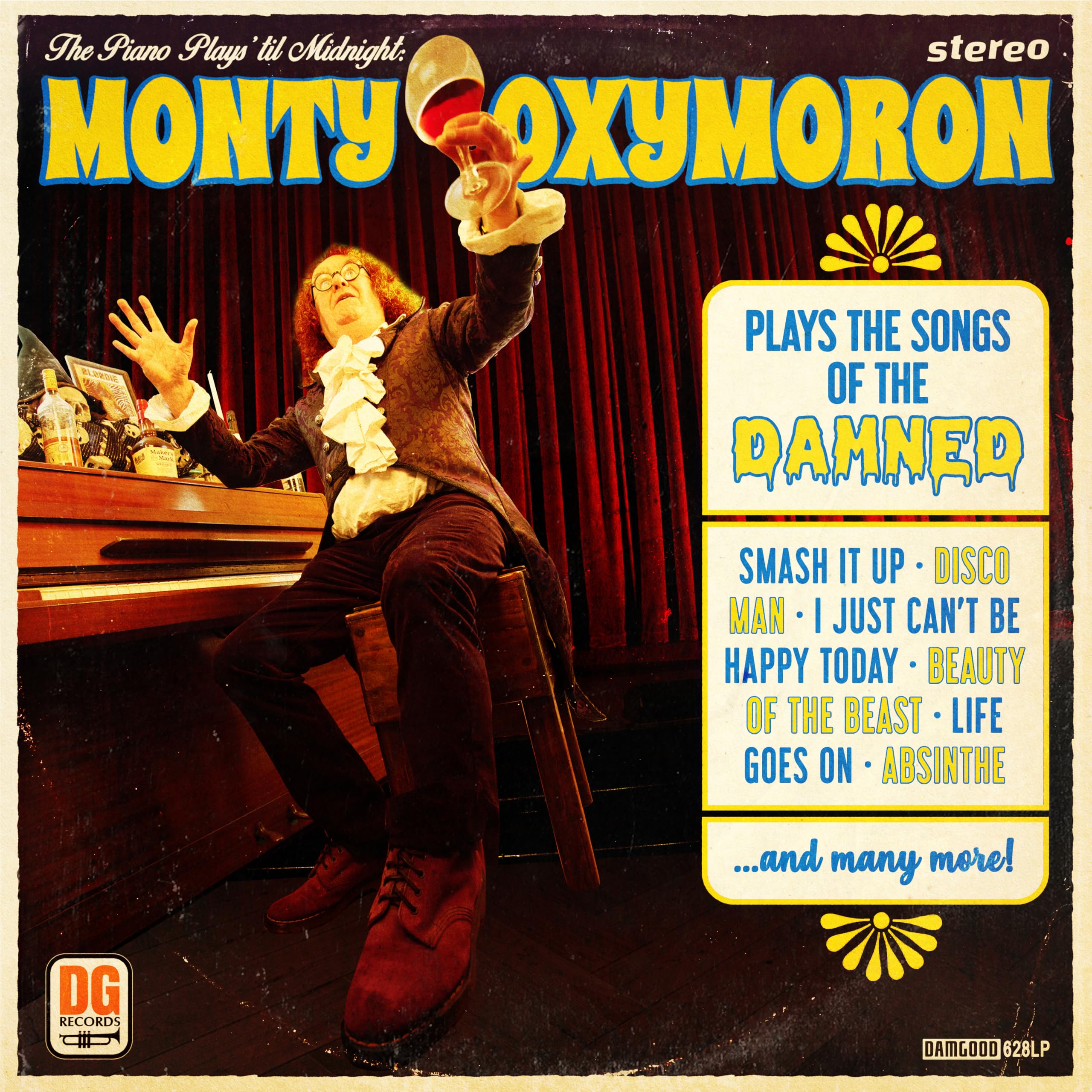 The Piano Plays ‘til Midnight: Monty Oxymoron Plays The Songs of The Damned [VINYL]