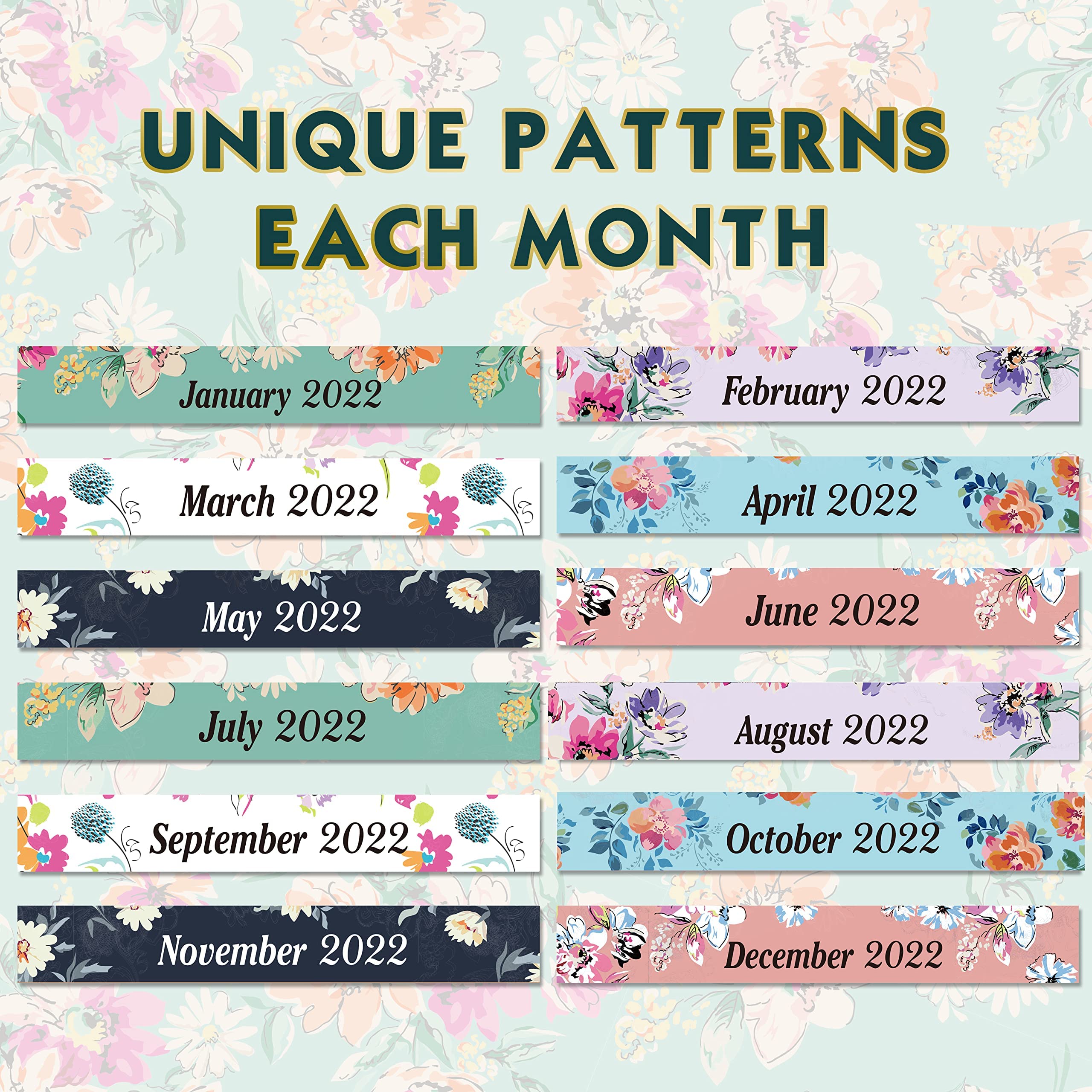 Calendar 20222022 Wall Calendar, JAN. 2022 to DEC. 2022, 15" x 11.5