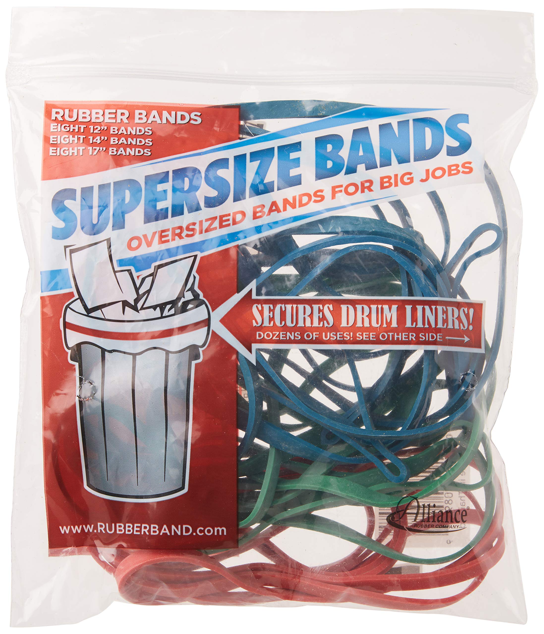Buy Alliance Rubber 08997 Supersize Bands, Assorted Large Heavy Duty