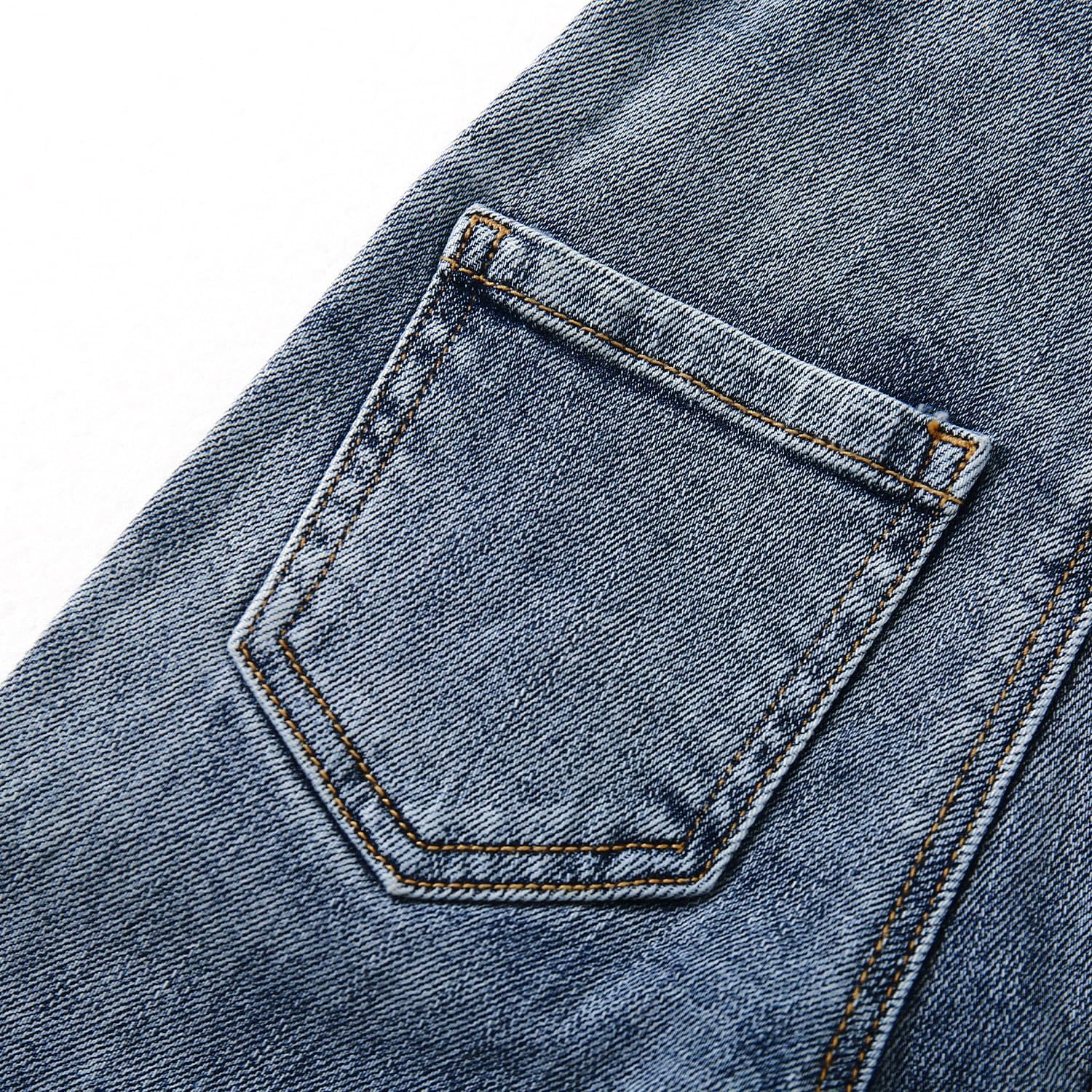 KIDSCOOL SPACE Baby Girls Denim Overalls, Cardigan Style Jeans Workwear - Image 3