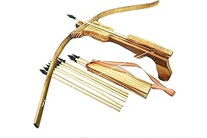 Adventure-Ready Wooden Crossbow for Kids