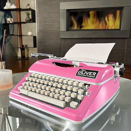 Miniatura 38 de Máquina de escribir manual atemporal, oliva Verde -Oliva