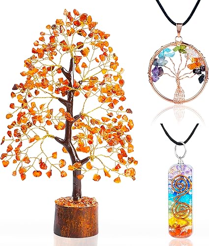Miniatura 9 de Árbol de la vida de cristal de lapislázuli - Árbol de chakras - Árbol de Feng Shui - Árbol de piedras preciosas hecho a mano - Árbol de dinero de