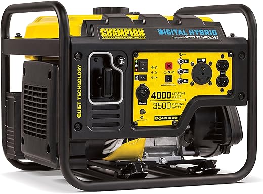 Champion Power Equipment 100302 4000-Watt RV Ready Open Frame Inverter, Yellow