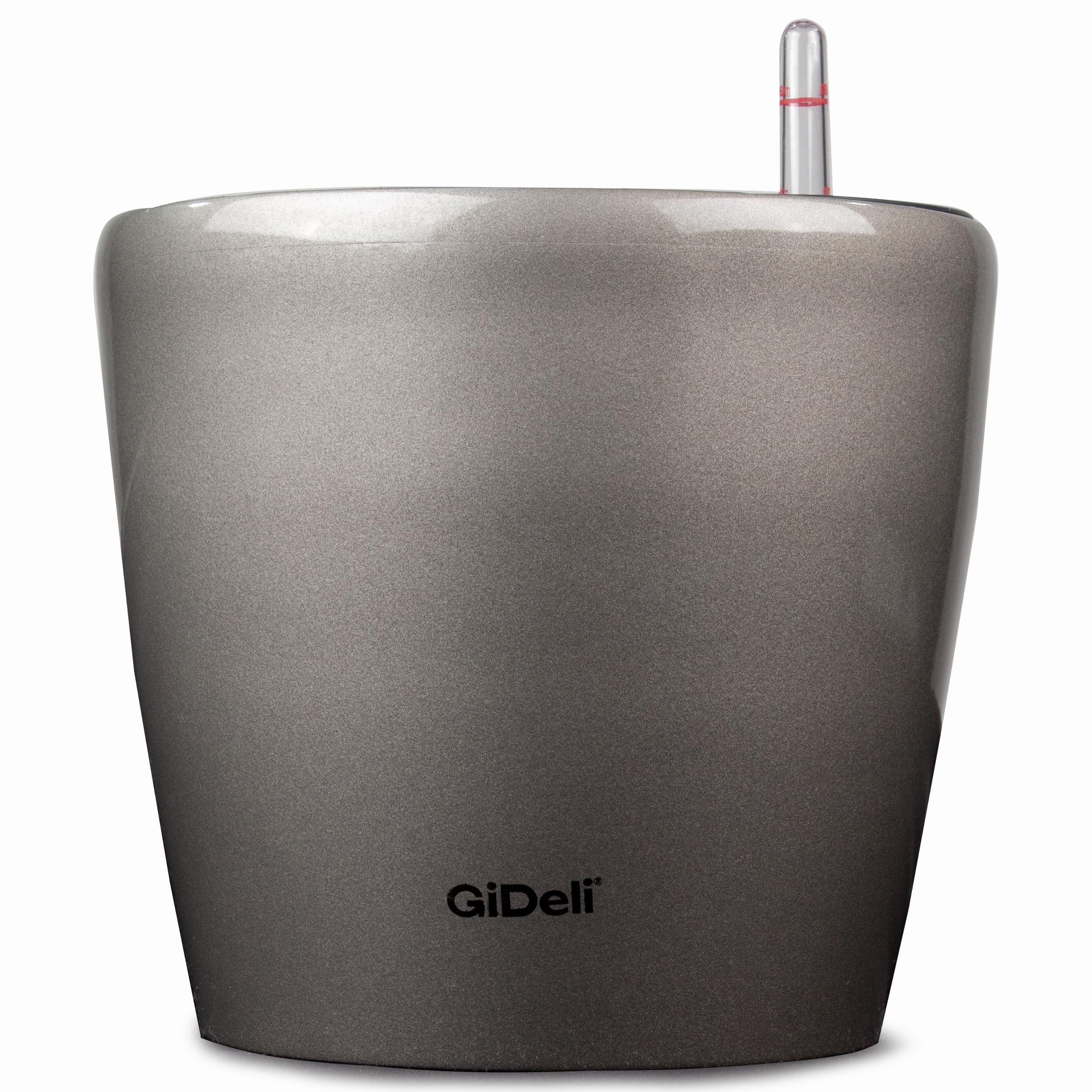 GiDeli Jardinière auto-arrosante - Pot d'arrosage automatique avec indicateur de niveau d'eau - Pots de fleurs protégeant contre le débordement et la pourriture - Pot de plantation économe en temps