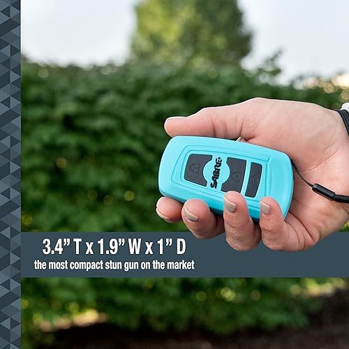 Vista 3 de SABRE Stun Gun Herramienta de seguridad 3 en 1, carga de 1.154 microculombos (µC), alarma personal de 115 dB, audible hasta 1,000 pies (1,000.7 ft)
