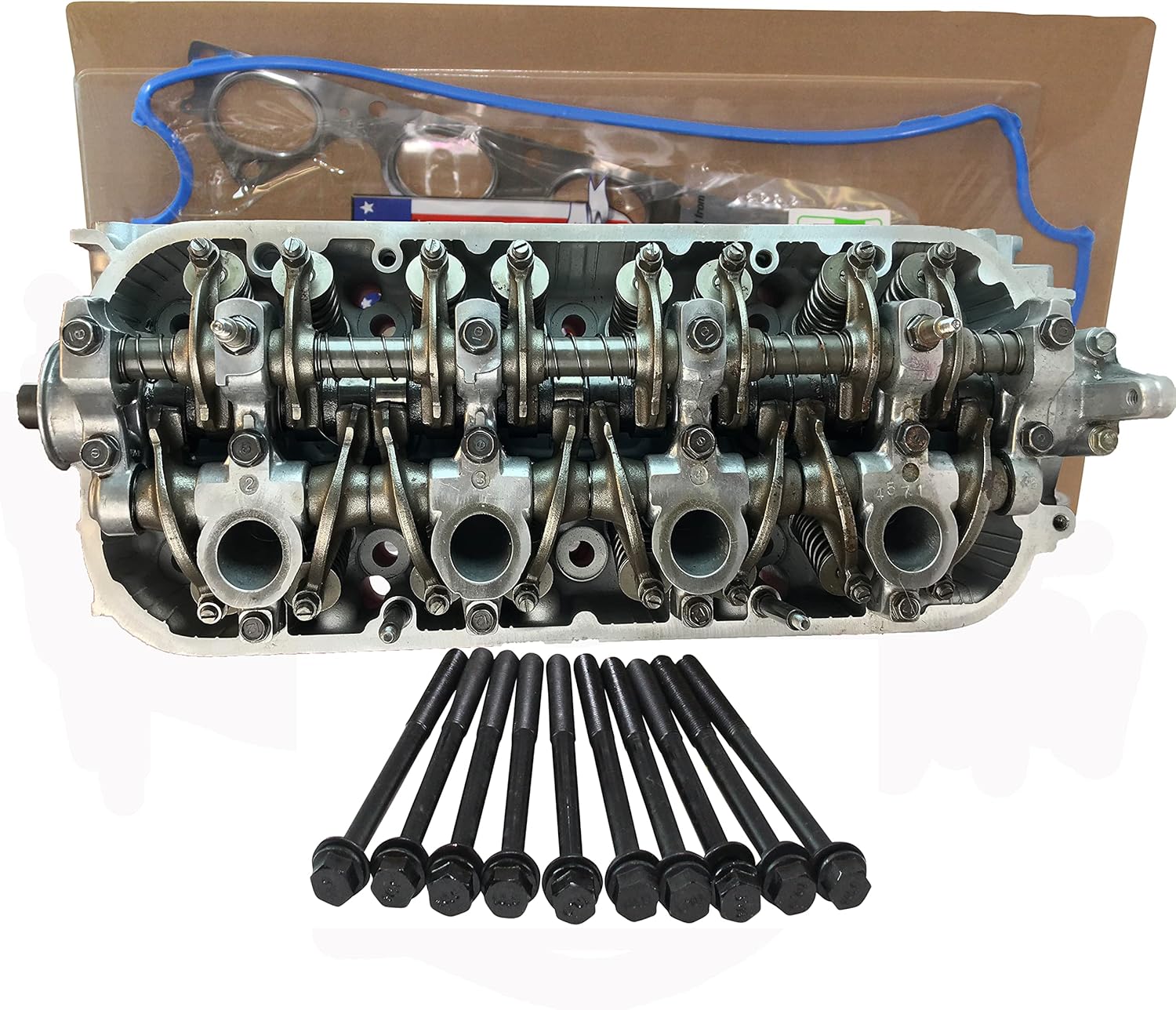 Remanufactured 2.2 SOHC Cast# POB Cylinder Head NON-VTEC F22B2 F22B6 Accord Odyssey 1994-1997 w/Head Gasket Set & Head Bolt Kit (CORE RETURN REQUIRED)