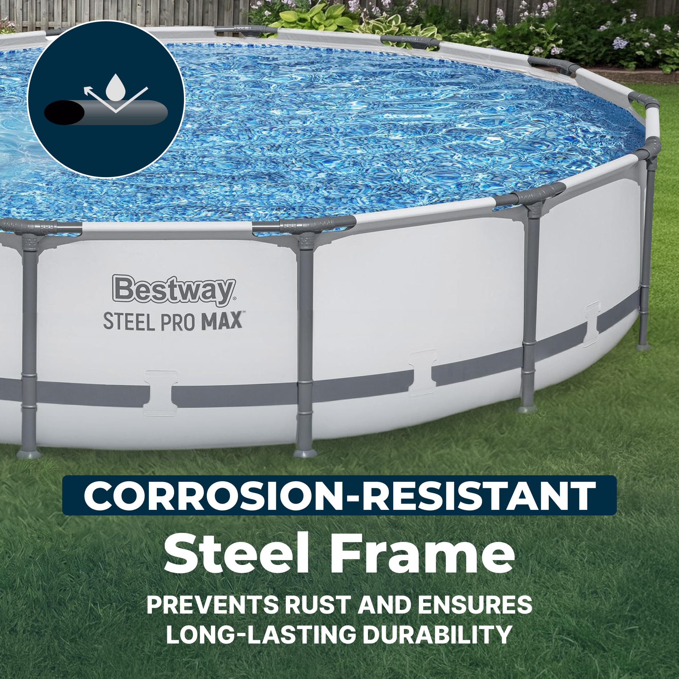 Amazon.com: Bestway Steel Pro MAX 14' x 33