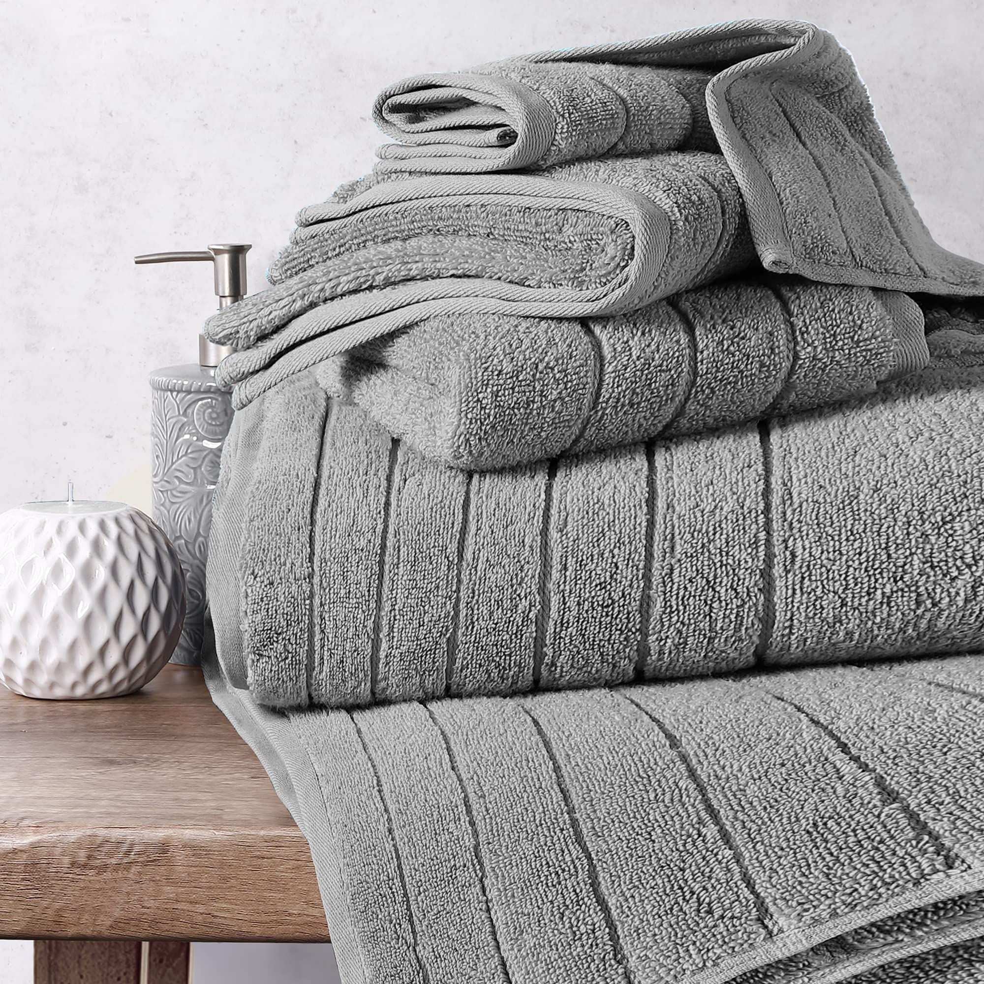Serviettes de bain Anne Klein Reverie drap douche essuie mains coton
