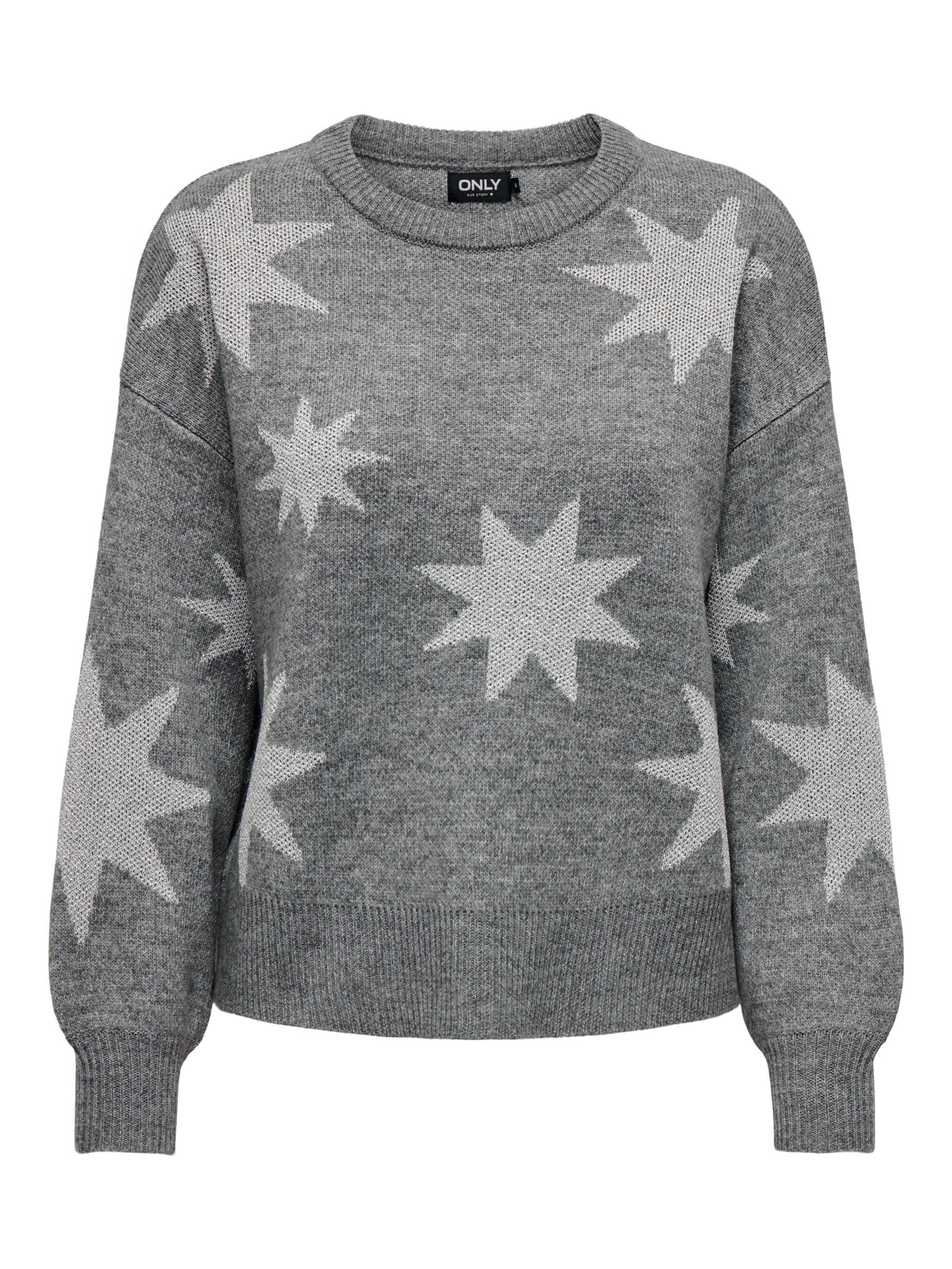 ONLY Pullover Onlrosie LS O-Neck Glitter Knit