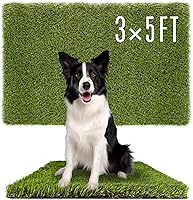 Vista 20 de Sunturf Hierba falsa para que los perros orinen, césped artificial para perros, almohadillas para orina de perro, extra grandes, tapetes de césped