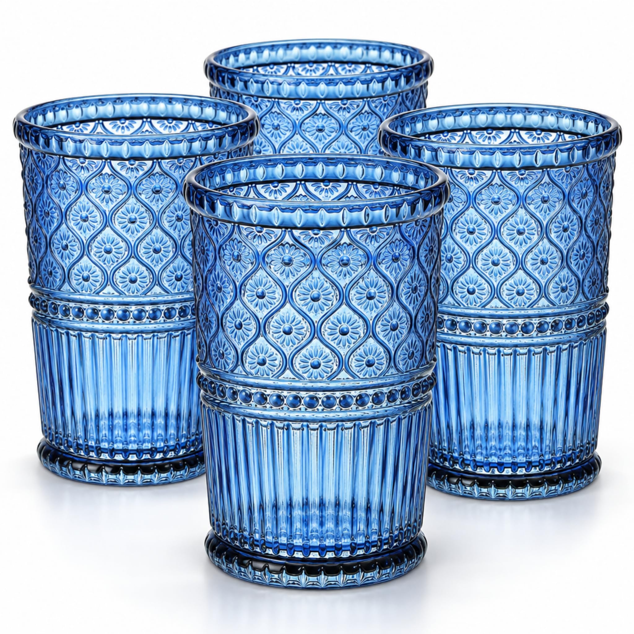 Godinger Highball Drinking Glasses, Tall Glass Cups, Vintage Decor, Water Glasses, Cocktail Glasses