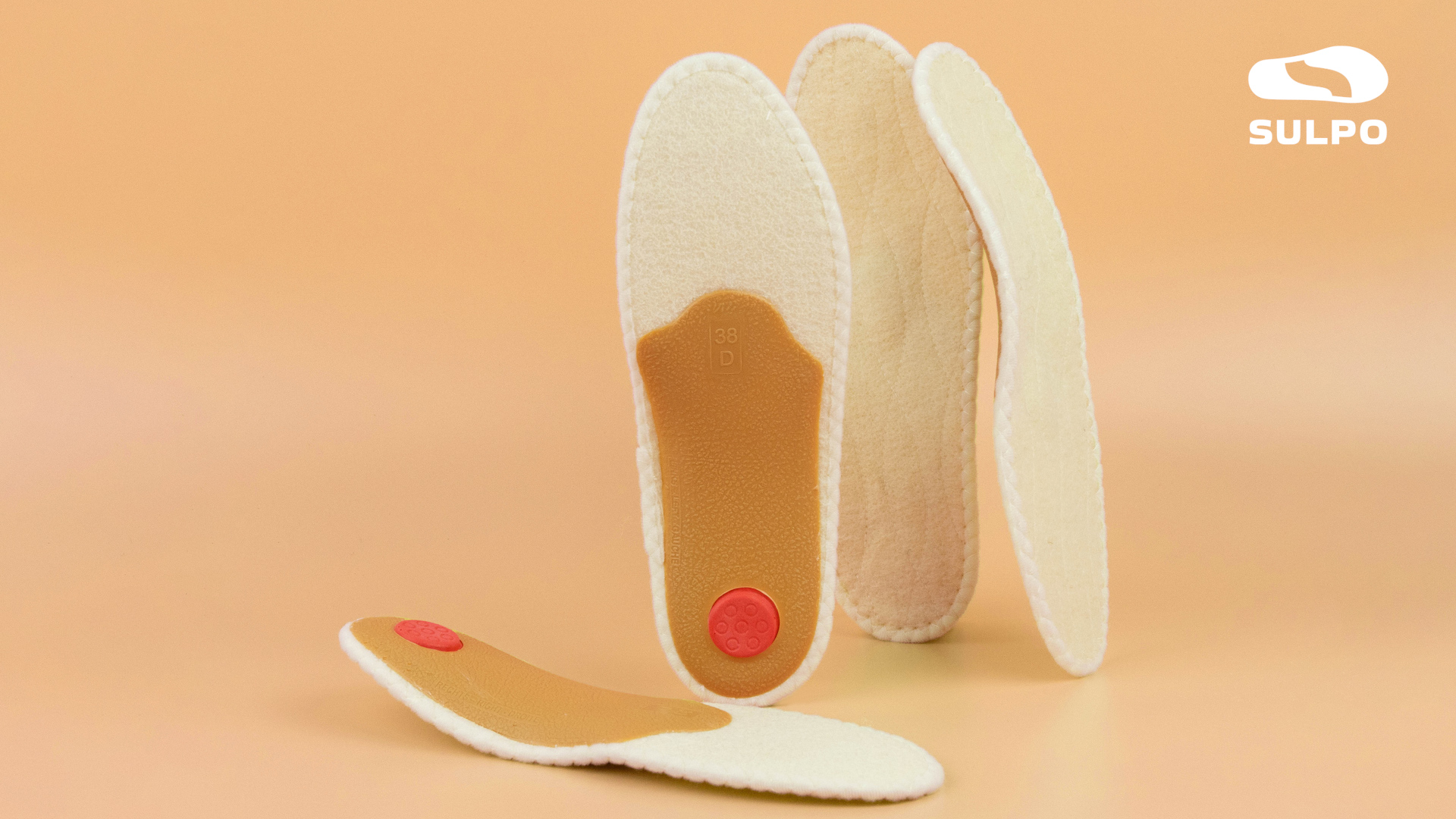 SULPO Semelles Intérieures D'hiver - Semelles Thermo D'hiver - Semelles Chaussures Confort - Inserts Avec Rehausseur De Talon - Semelles Chaussures