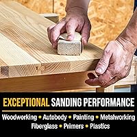 Vista 6 de Dura-Gold Hojas de papel de lija doradas de 9 x 11 pulgadas, grano 220 (caja de 10) – Carpintería para muebles de madera, pintura automotriz, corte