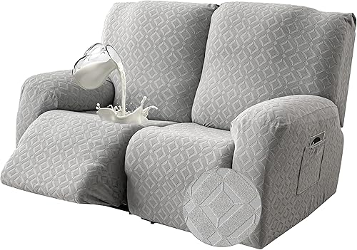Vista 46 de Gennia Funda Impermeable para Sofá Reclinable, Fundas Elásticas para Sofá Reclinable con Bolsillos, Fundas Lavables para Sillón Reclinable Lazy Boy