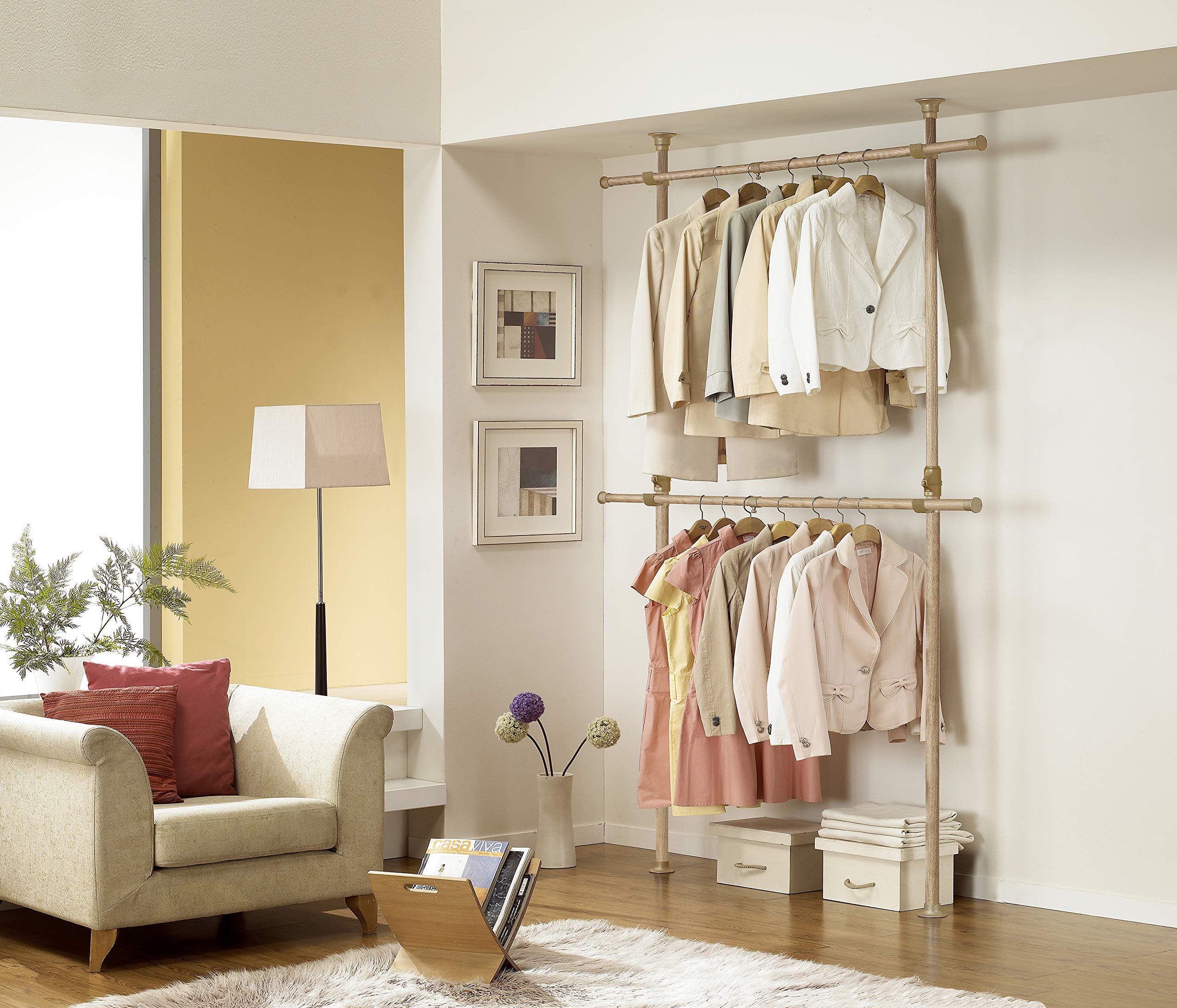 Prince Hanger, One Touch Double Adjustable Clothes Rack, Clothing Rack