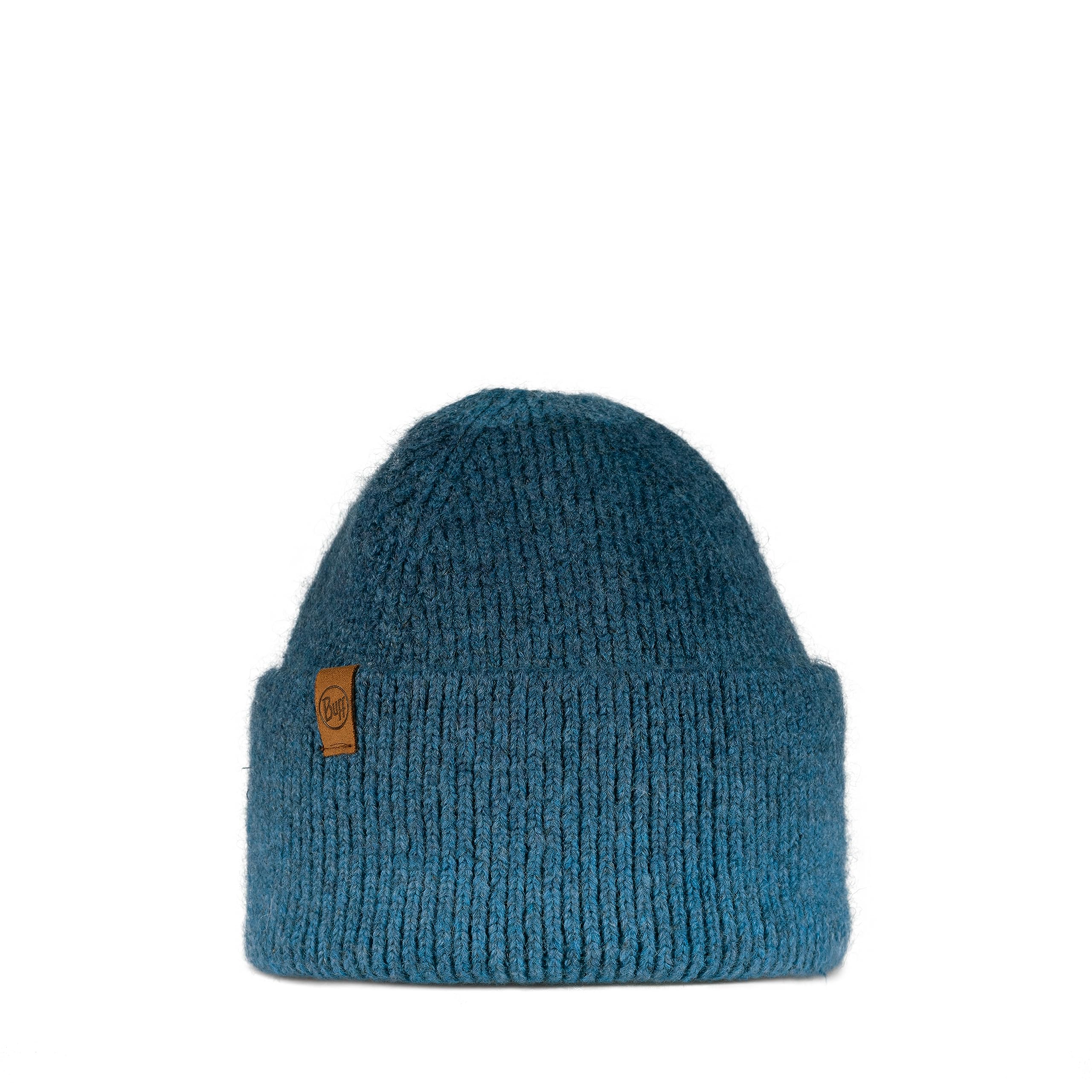 Buff Beanie Knitted Marin Unisex Adults Blue
