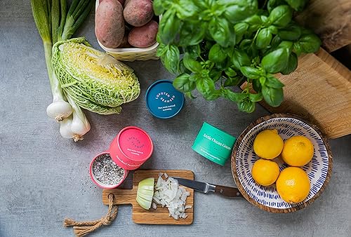 Miniatura 5 de Lofoten Seaweed - Paquete de regalo de 3 cajas de condimento de algas marinas y sal Arctic Norway y muestra vegana sin gluten