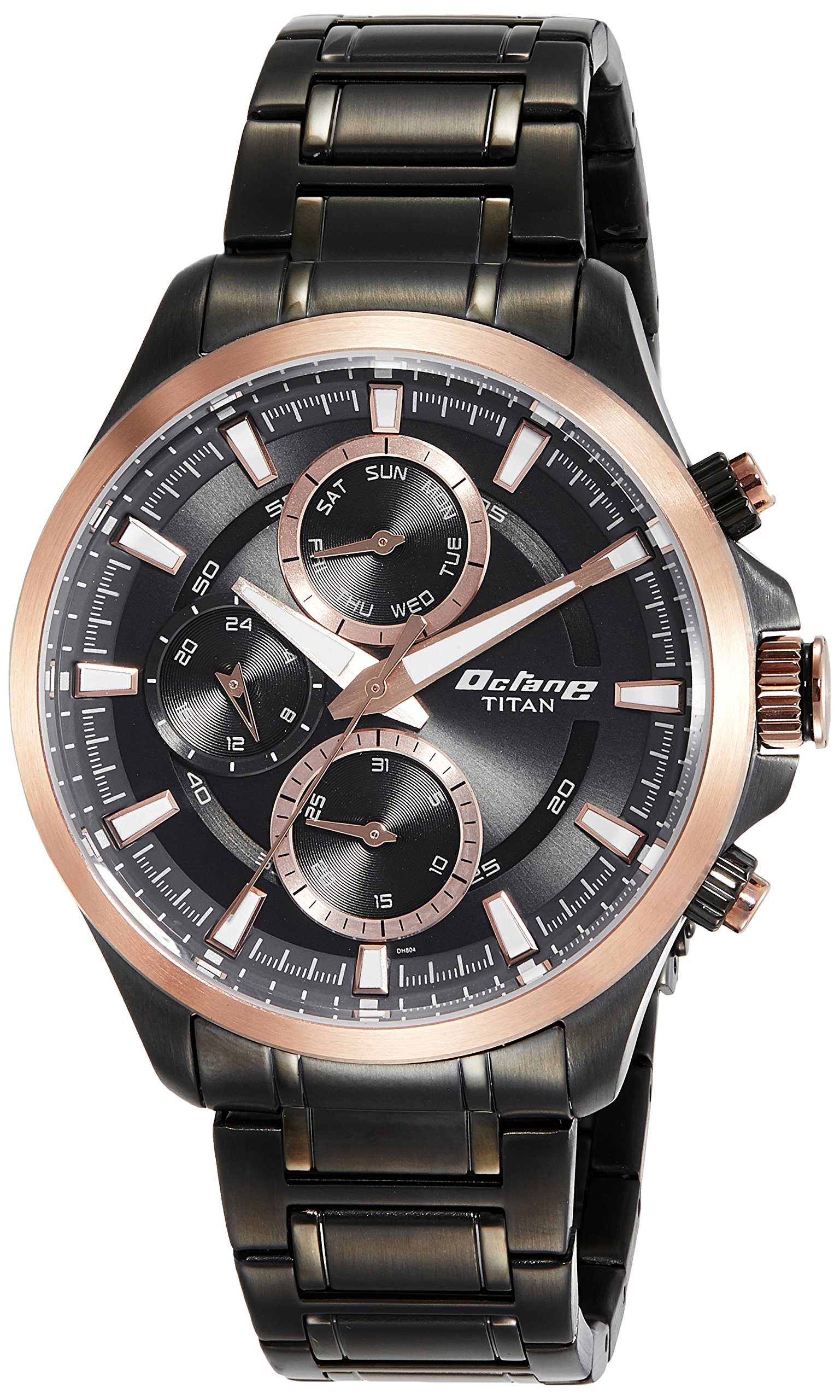 Titan Men Metal Octane Active Analog Black Dial Watch-Nl90104Km04/Np90104Km04, Band Color-Silver (B07D38VFJ5) Amazon Price History, Amazon Price Tracker