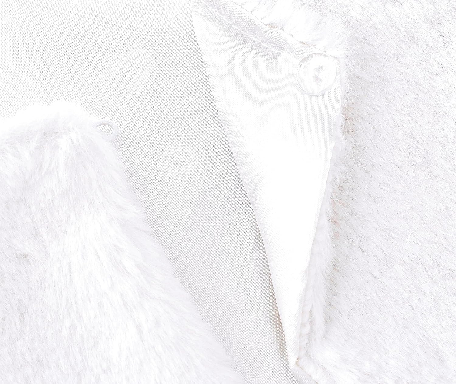 Lilax Girls Cozy Faux Fur Long Sleeve Crew Neck Dress Coat - Image 4