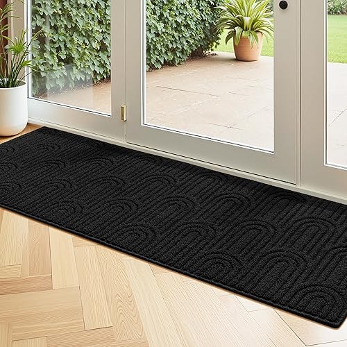 Miniatura 125 de GRANNY SAYS Felpudo para interiores, 32 x 48 pulgadas, antideslizante, tapete grande para puerta, tapete de bienvenida para exteriores, lavable