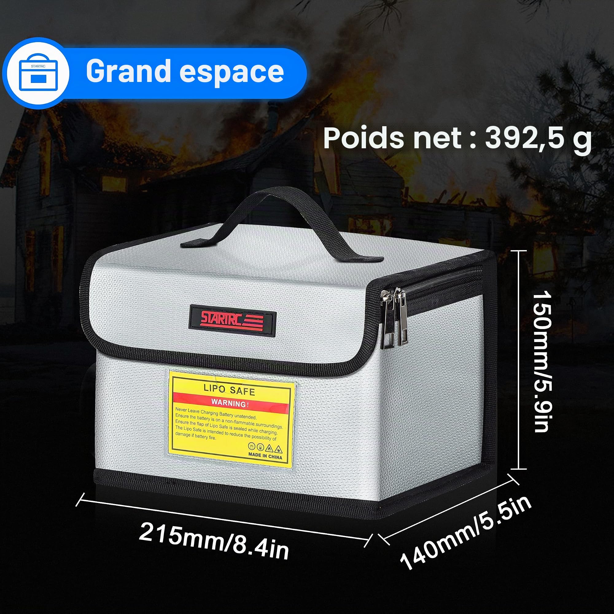 STARTRC Lipo Safe Bag Ignifuge