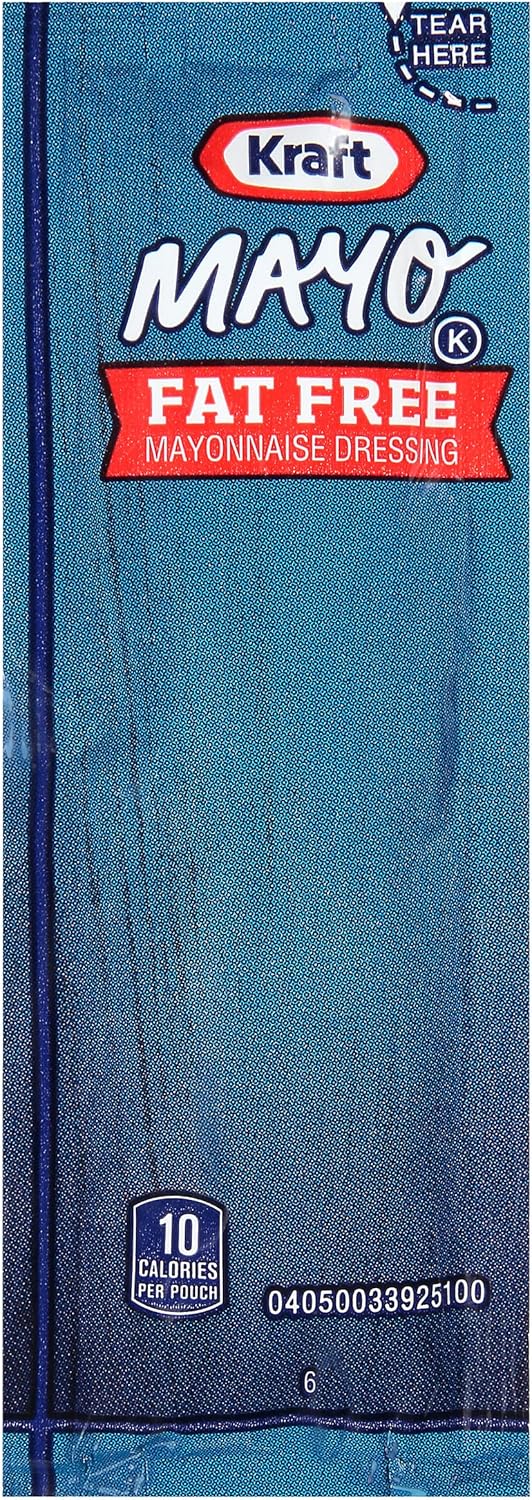 Kraft Mayonnaise, Fat Free, 7/16Ounce Packets (Pack of 200) Amazon