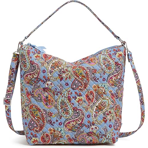 Vera Bradley Women's Cotton Oversized Hobo Shoulder Bag