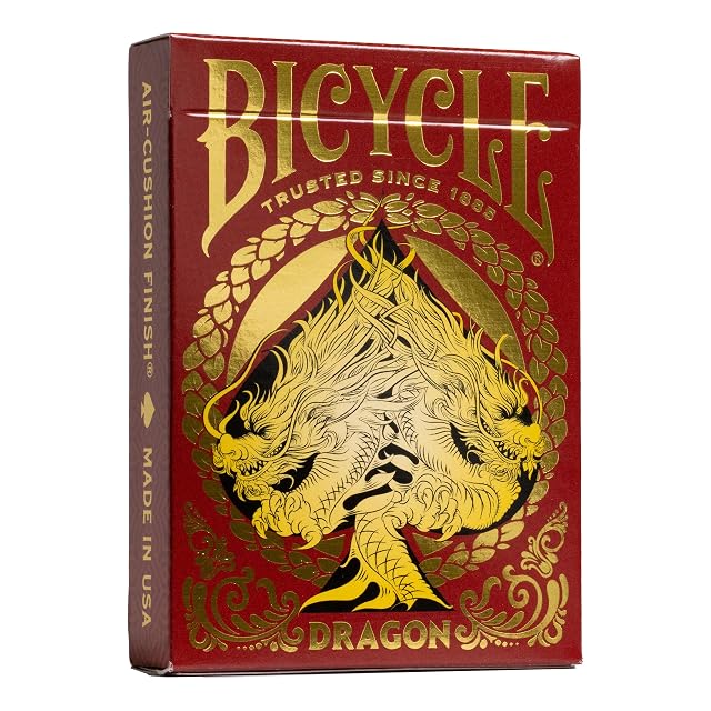 Bicycle Red Dragon Baraja de Cartas para coleccionistas
