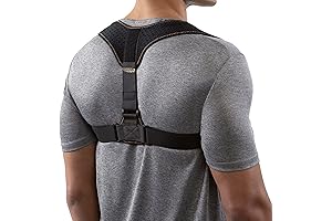 CopperFit Back Support Brace | Unisex Posture Support, Adjustable, Breathable, Lumbar Support...