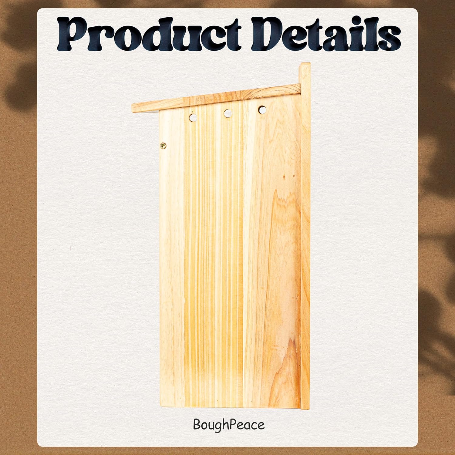 Wooden Owl Nests Bird Houses for Outside Birdhouses Nest