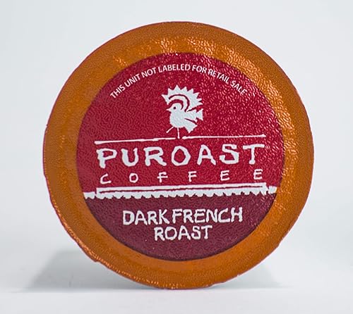 Puroast Low Acid Coffee Cápsulas de una sola porción alto antioxidante compatible con cafeteras Keurig 20 tostado francés premium 72 unidades