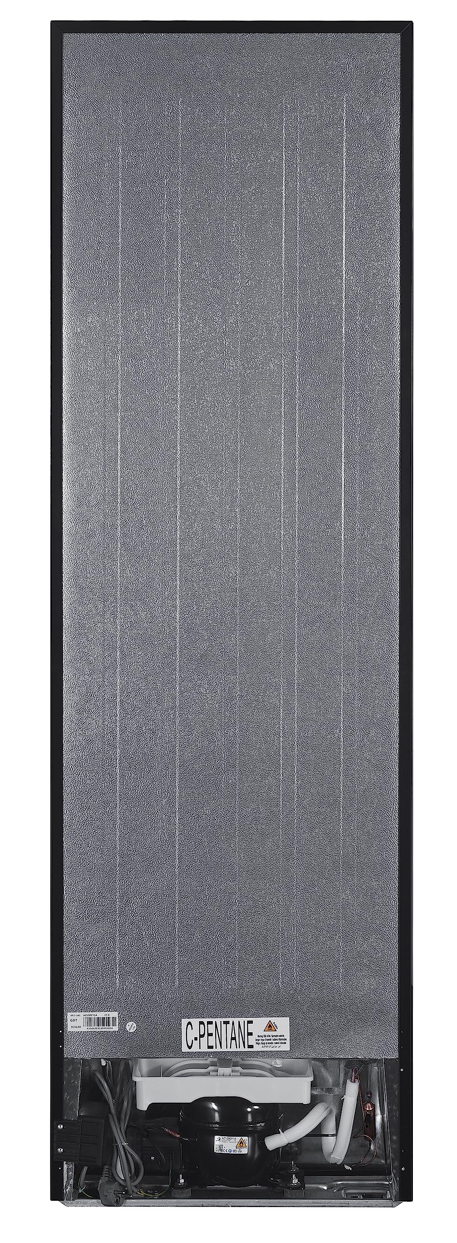 GEDTECH Frigorifero combinato - congelatore basso - GCB262BL Nero - capacità 262L - Classe E
