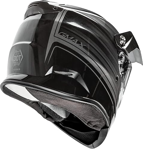 Miniatura 4 de Gmax AT-21 Adventure Raley Casco Rojo Blanco