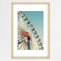 Vista 12 de MCS Marco de rompecabezas de 20x27 para rompecabezas terminados, exhibición de imagen grande vertical y horizontal negro para montaje en pared