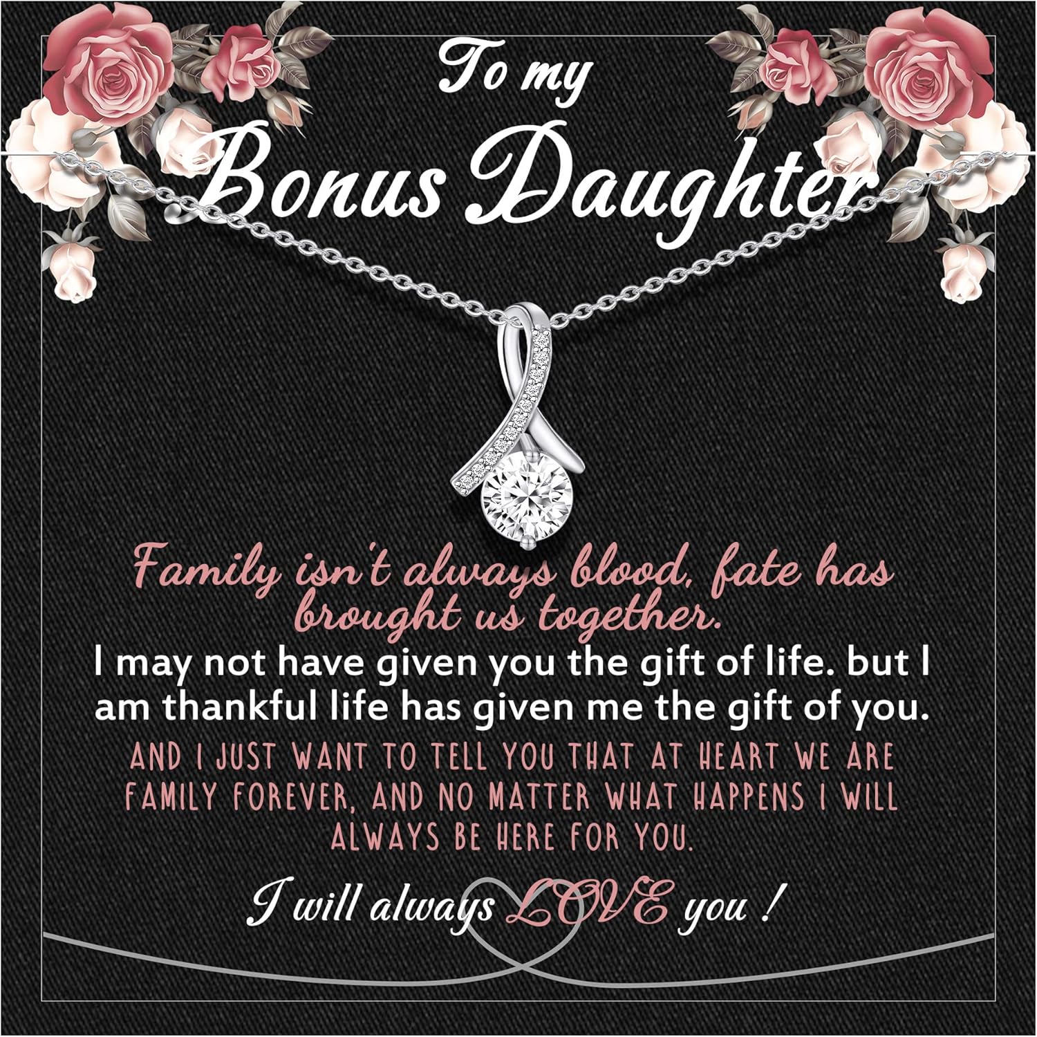 Necklaces for Women Gifts for Mom Birthday Gifts for Women Silver Necklace Daughter Sisiter Friend Gifts Jewelry