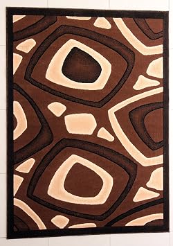 Rug Tycoon Hand Carved Rectangular Runner Rug, 27" x 146", Brown