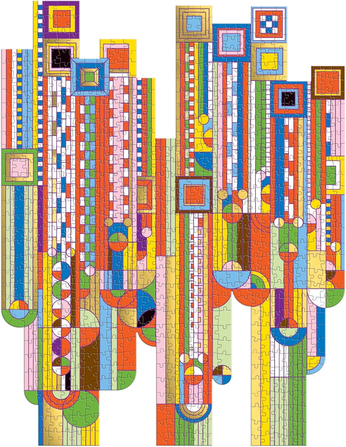 Frank Lloyd Wright​ Saguaro Cactus & Forms​ 750 Piece Shaped Foil Puzzle