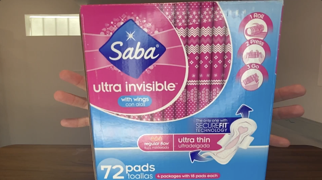 Watch BEST Ultra Thin Maxi Pads? | Saba Regular Flow Pad with Wings on ...