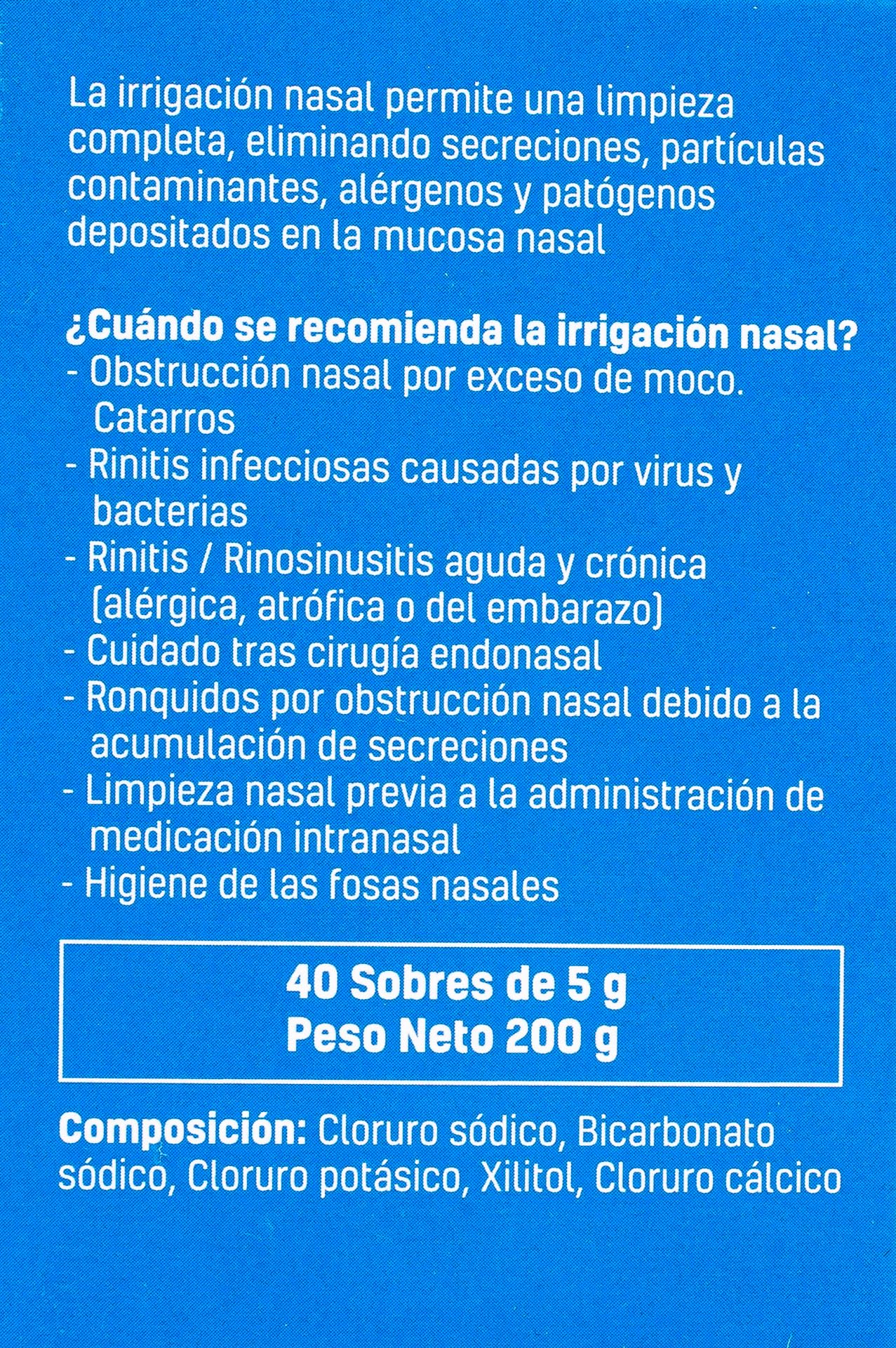 Sinusal Xl 40 Sobres Limpieza Nasal 120 g