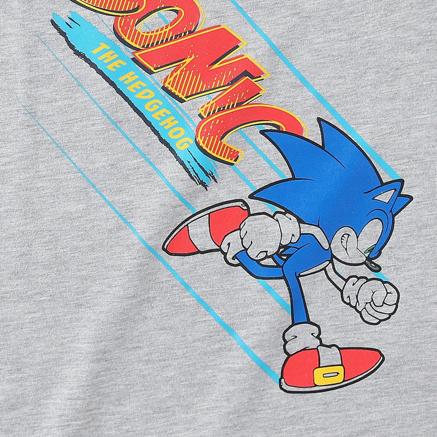 SEGA Sonic the Hedgehog Boys 3 Piece Tank Top T-Shirt and Short Set for Toddler and Big Kids - Image 6