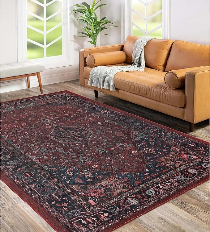 Amazon.com: Superior Indoor Large Area Rug, Cotton Backing, for Kids or ...