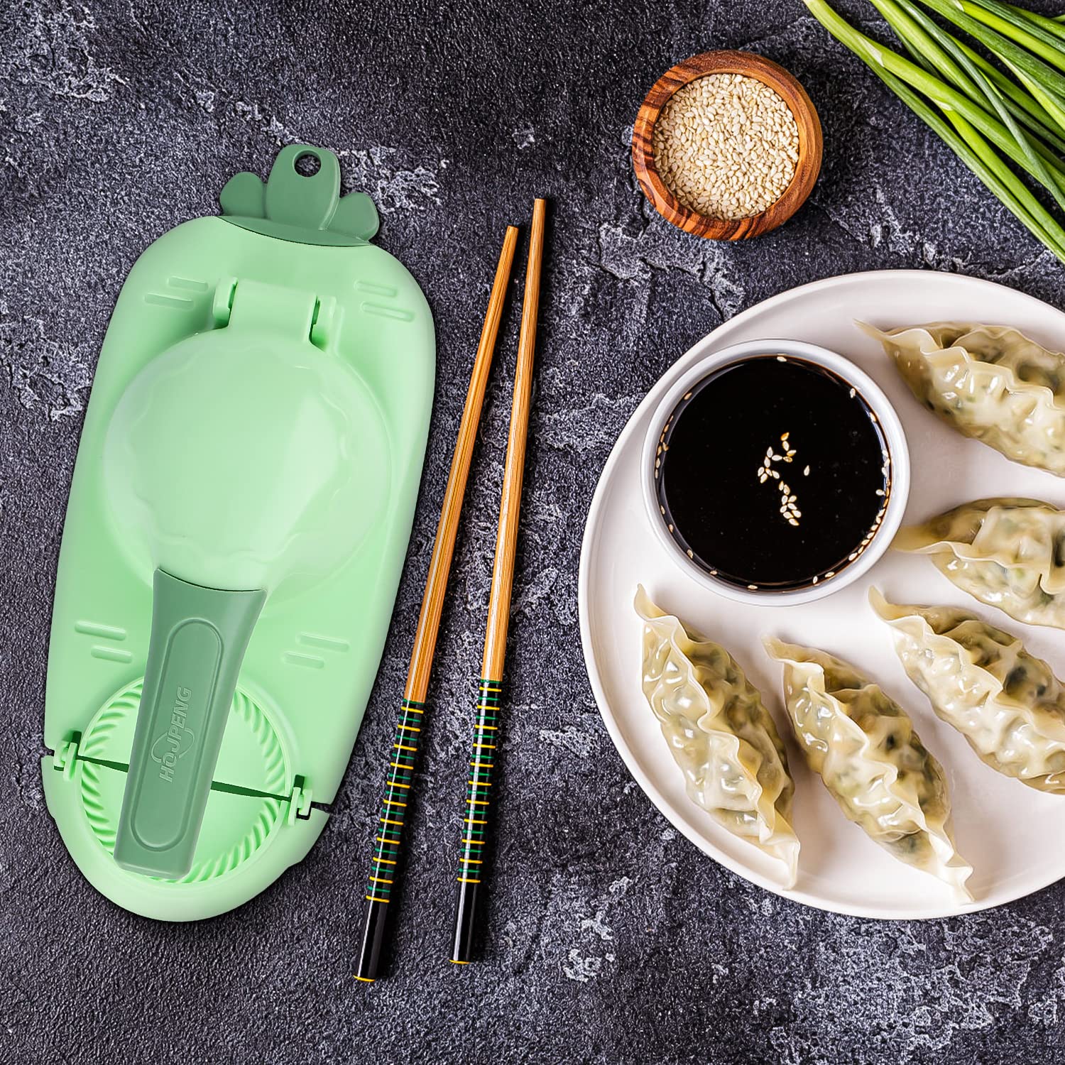 Pasta Maker, Dumpling Maker 2 in 1, pressa manuale, per gnocchi, per la pelle, per gnocchi