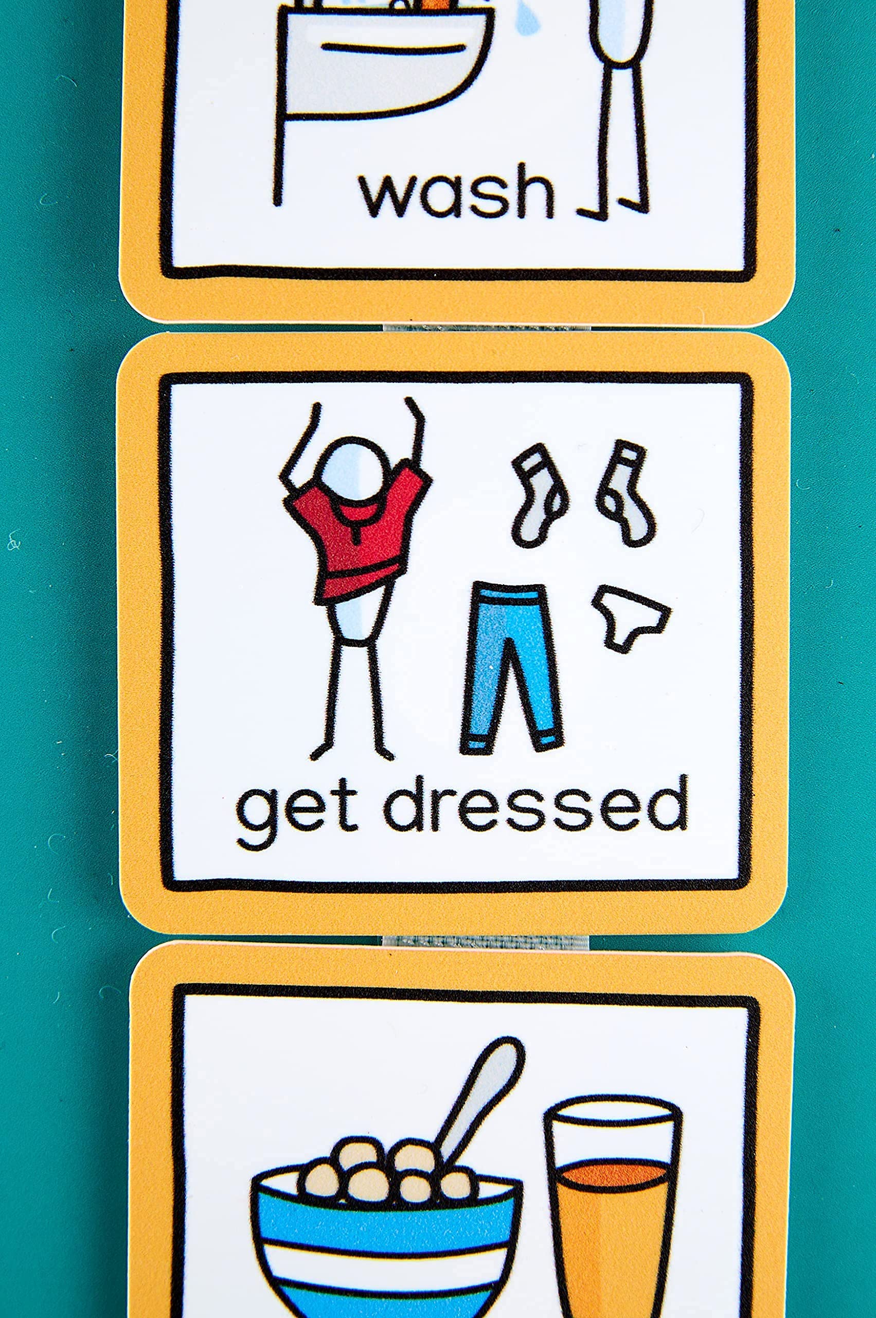 Create Visual Aids Visual Timetable For Home With 35 Picture Cards To