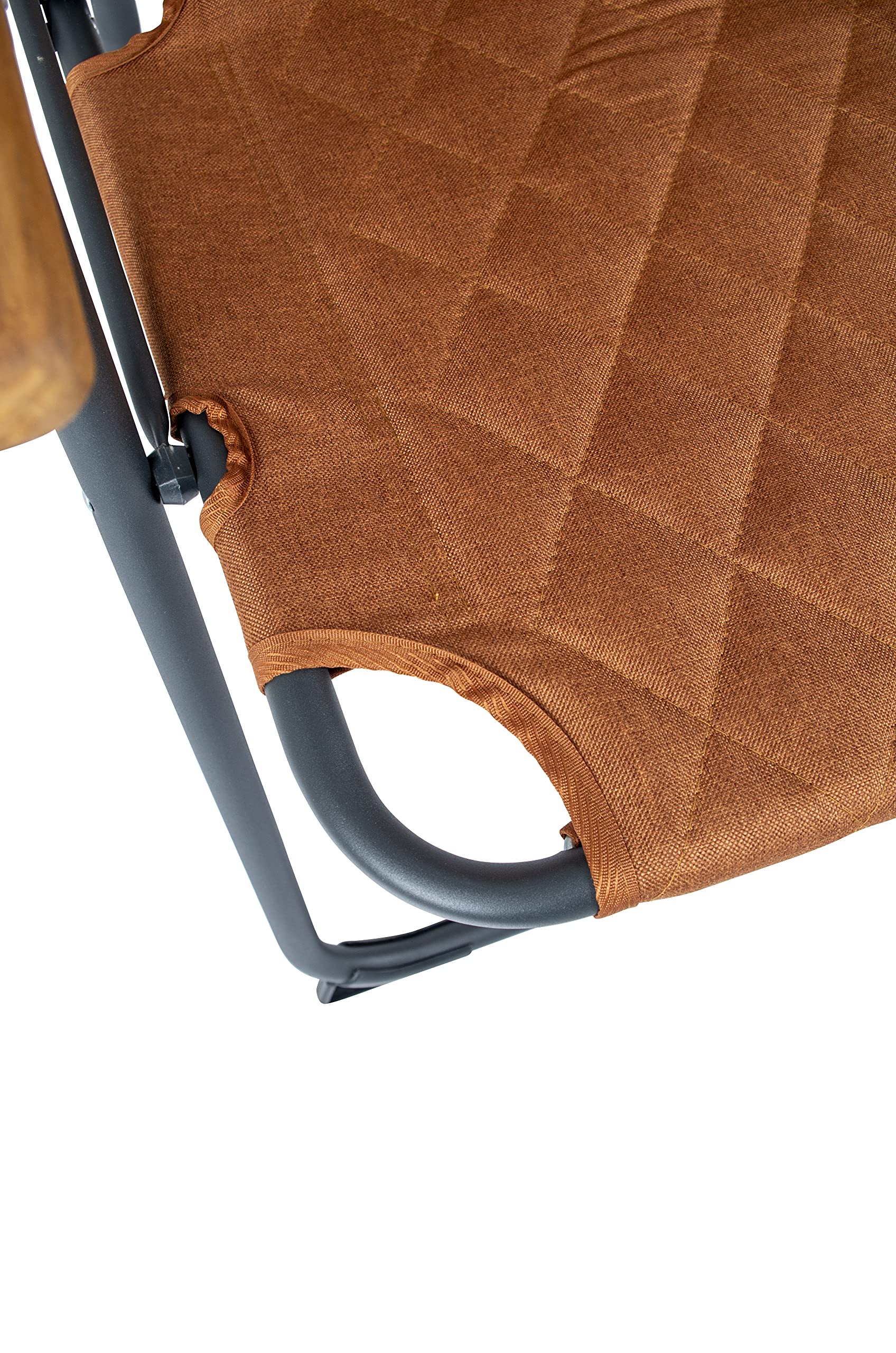 BO-CAMP BC IND Silla Jefferson XL arcilla per campeggiatori e outdoor, per comfort e praticità all’aperto